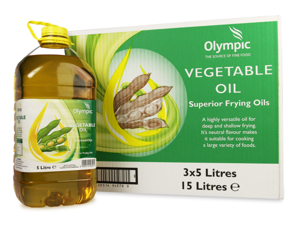 Olympic Vegetable Oil 3x5 Litres PET