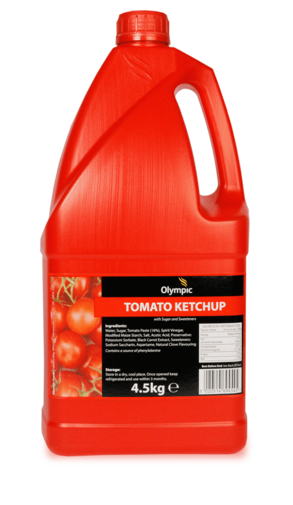 Olympic Tomato Ketchup 2 x 4.5kg Jug Olympic Foods