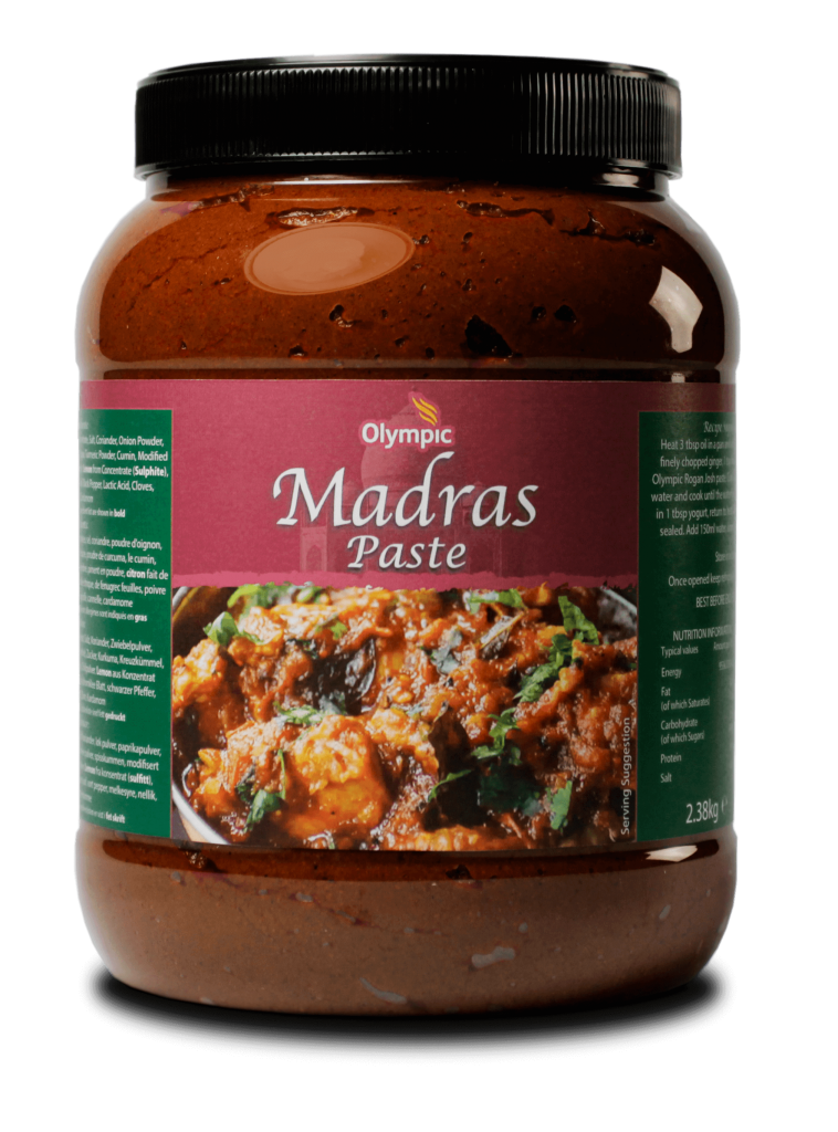 Olympic Madras Paste 2x 2.38kg Jar Olympic Foods